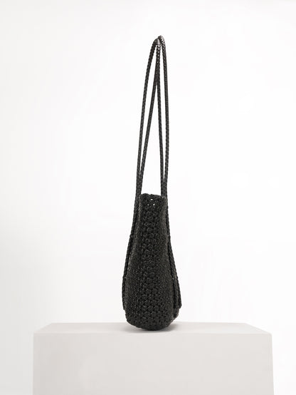 Black Wire Laptop Tote