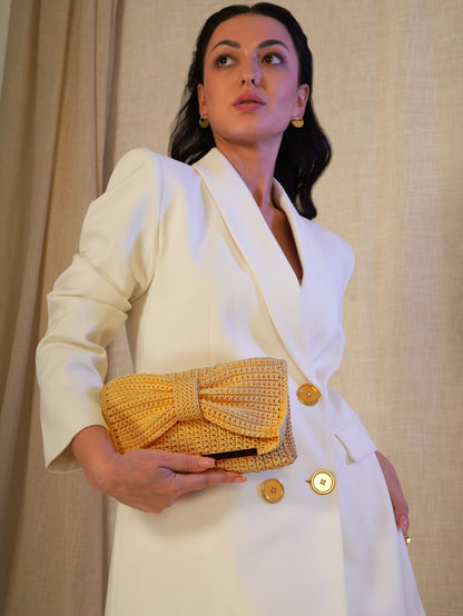 Gold Bow Clutch