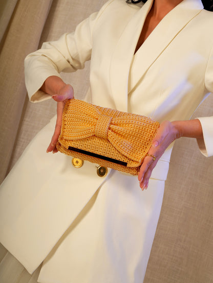 Gold Bow Clutch