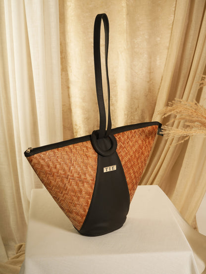 Black Beach Tote Bag