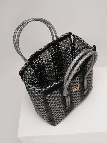 Closeweave Wire Basket - Black & Silver