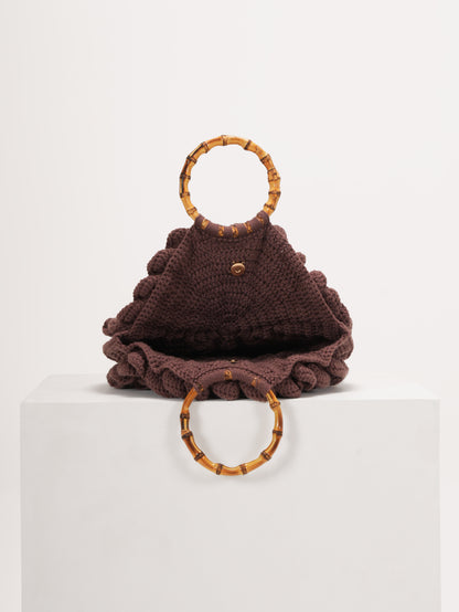 Brown Crochet Bag