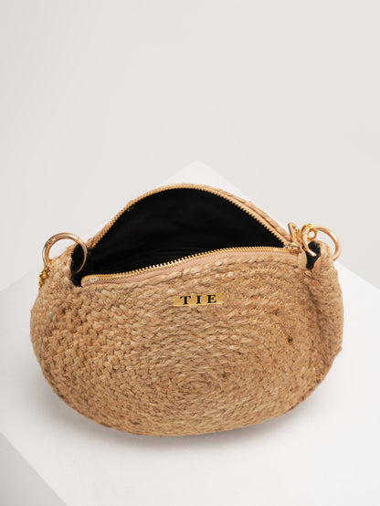 Halo Jute Sling Bag