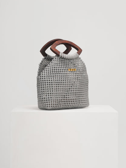 Minimesh Silver Wire Bag