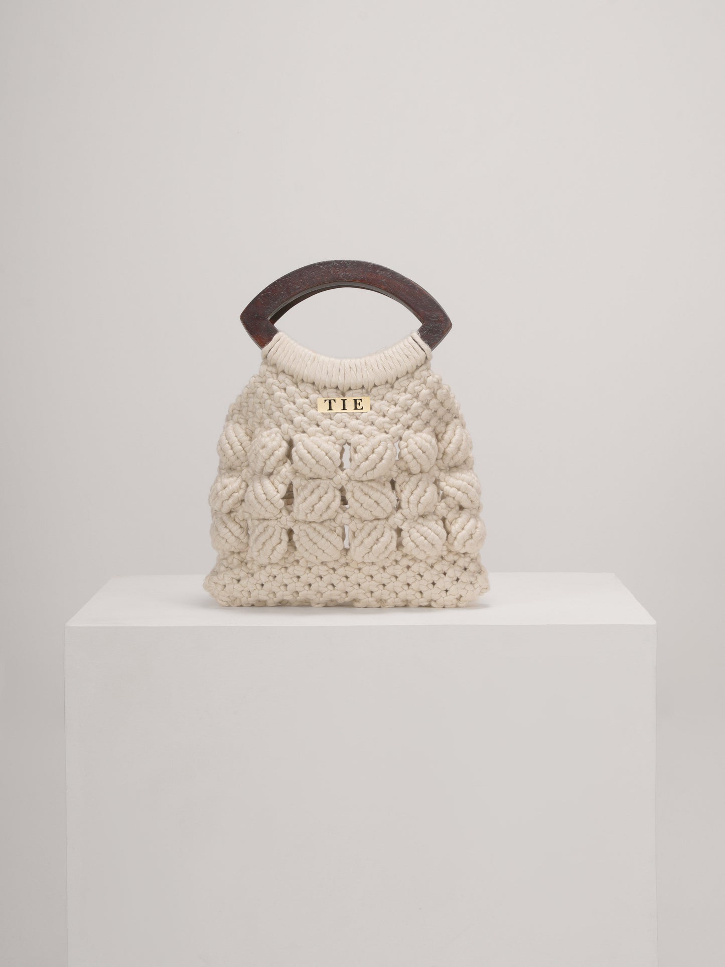 Rae Macrame Shell Bag