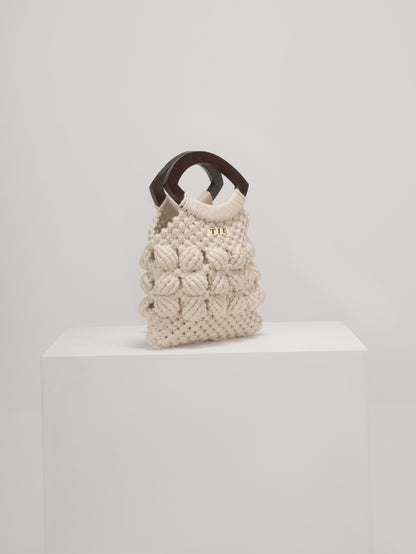 Rae Macrame Shell Bag