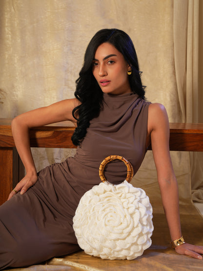 White Crochet Bag